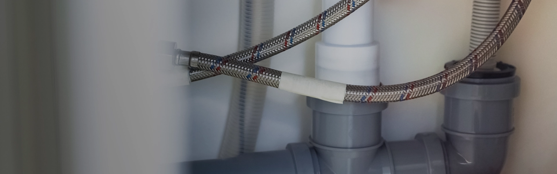 A sewer system in a home.
